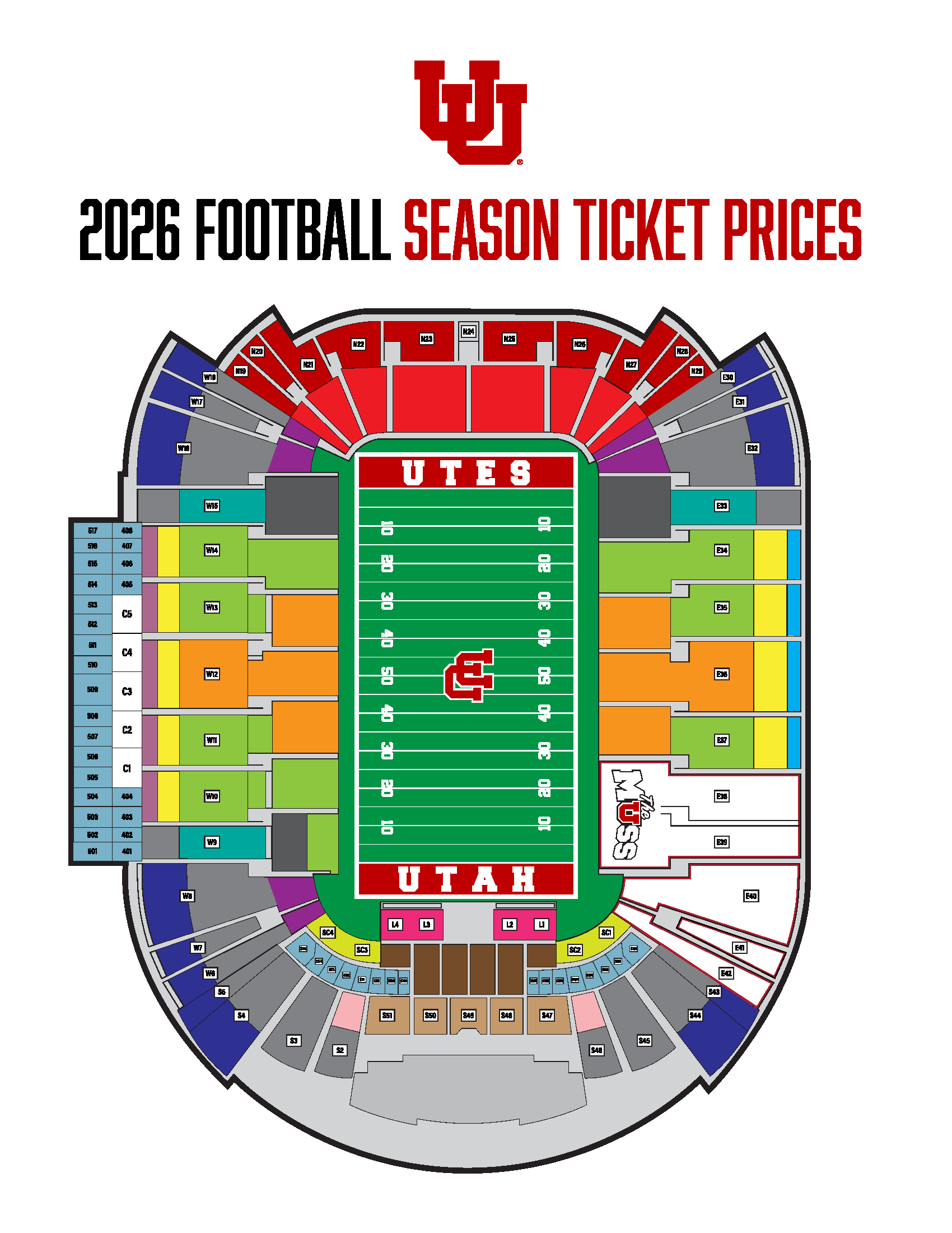2026 Utah Football Season Ticket Renewals